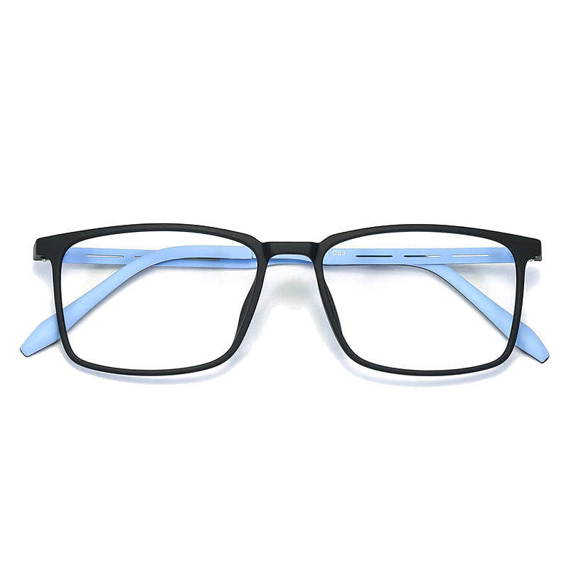 Carla Rectangle Full-Rim Eyeglasses: Unisex Reading/Computer Glasses with Anti-Blue Light, Multiple Color Options