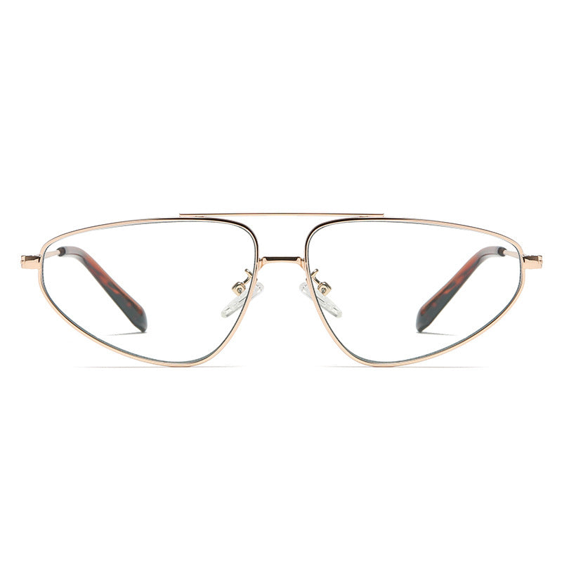 Light Aviator Full - Rim Eyeglasses in Black, Gold, and Silver - Stylish and Comfortable for All