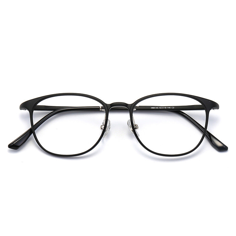 Point Round Full - Rim Eyeglasses in Bright Black, Crimson, Matte Black, Pink, Purple - Ideal for Vision & Fashion