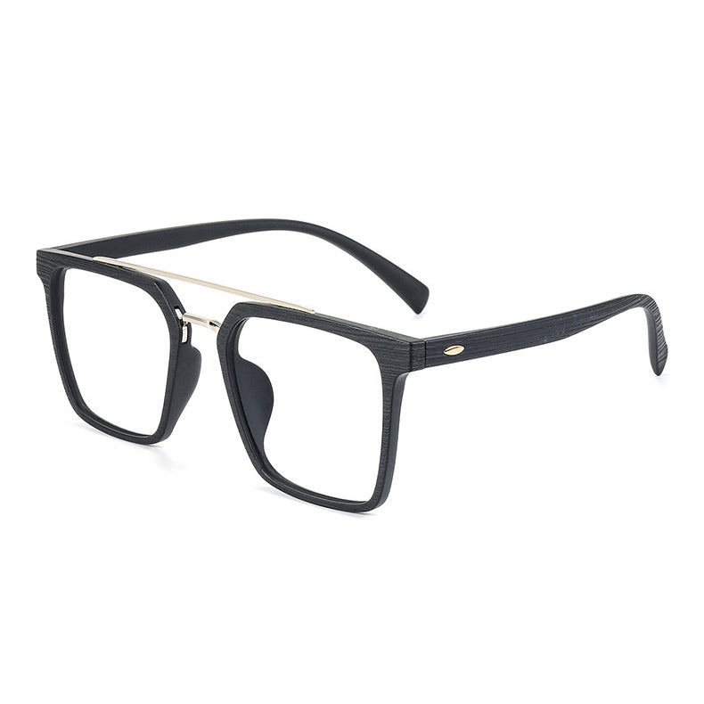 Bristol Aviator Full - Rim Eyeglasses: Unisex, Stylish & Functional in Black Gold, Black Gray, Black Silver, Gradient Black Silver
