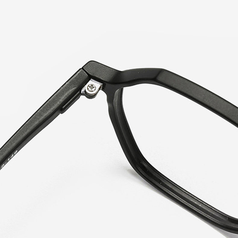 Apricus Geometric Full - Rim Eyeglasses: Lightweight, Stylish Eyewear in 8 Colors for Adults (Vision Correction & Fashion)