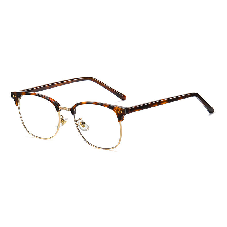 Venti Square Full - Rim Eyeglasses: Multiple Colors (Black Gold, Black Silver, Gray, Tortoise, White) for Vision Correction or Fashion