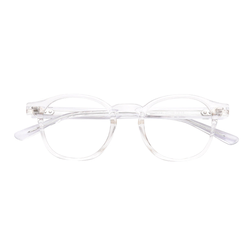 Esquire Square Full - Rim Eyeglasses: Round - Shaped, Unisex with Black, Gray, White & Yellow Colors for Vision Correction & Fashion