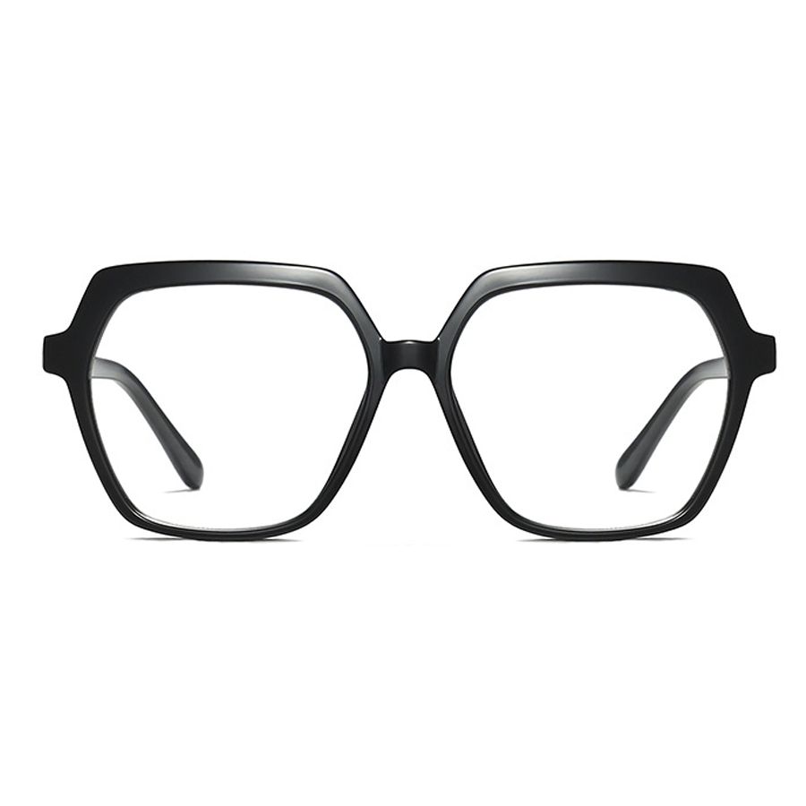 Notus Geometric Full - Rim Eyeglasses: Fashionable & Functional in Black, Blue, Pink, and More!