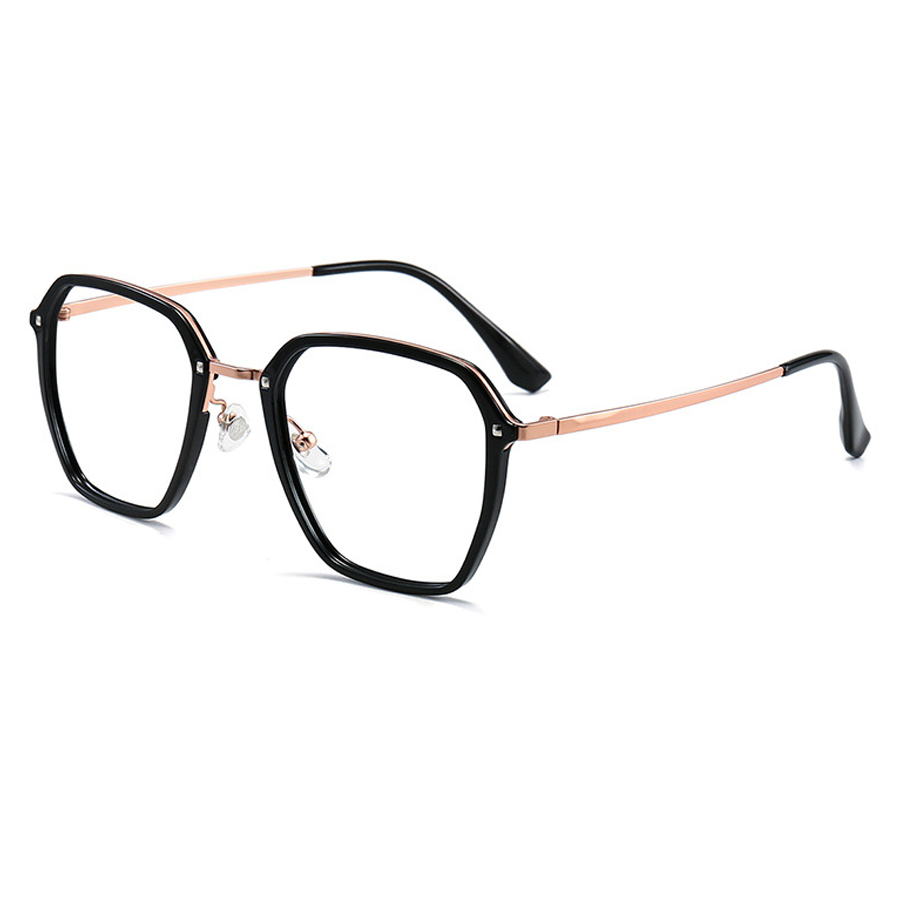 November Geometric Full - Rim Eyeglasses: Unisex, Stylish & Functional with Multiple Color Options