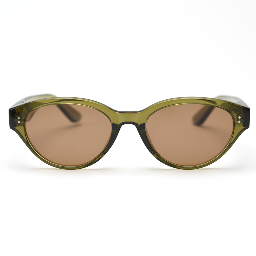 Teak Oval Full - Rim Polarized Sunglasses in Multiple Colors: Retro Style with UV Protection