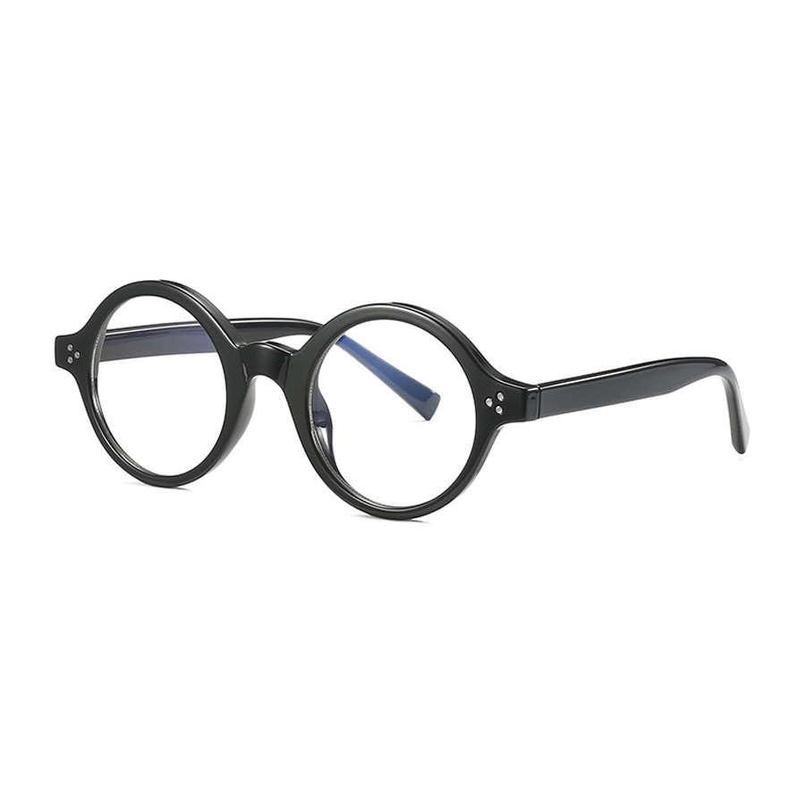 Cobalt Round Full - Rim Eyeglasses: Timeless Style with Anti - Blue Light, Multiple Colors & Comfort Fit for Adults