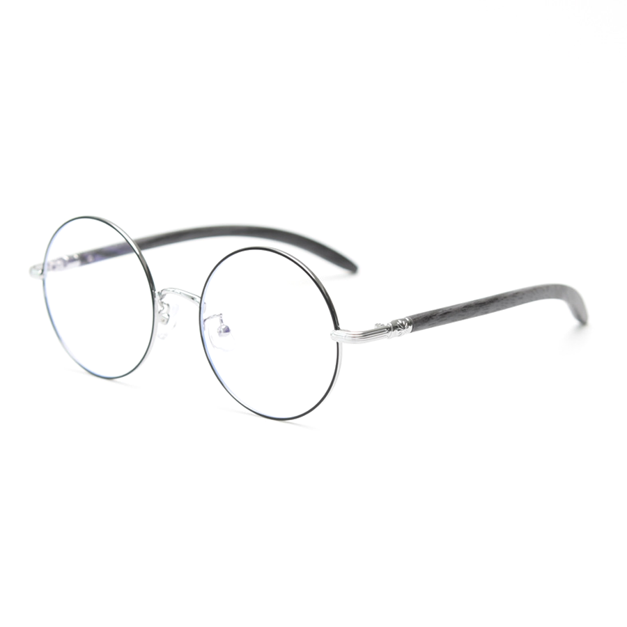 Cipher Round Full - Rim Eyeglasses: Vintage - Inspired with Anti - Blue Light Lenses in Bronze, Gold, and More