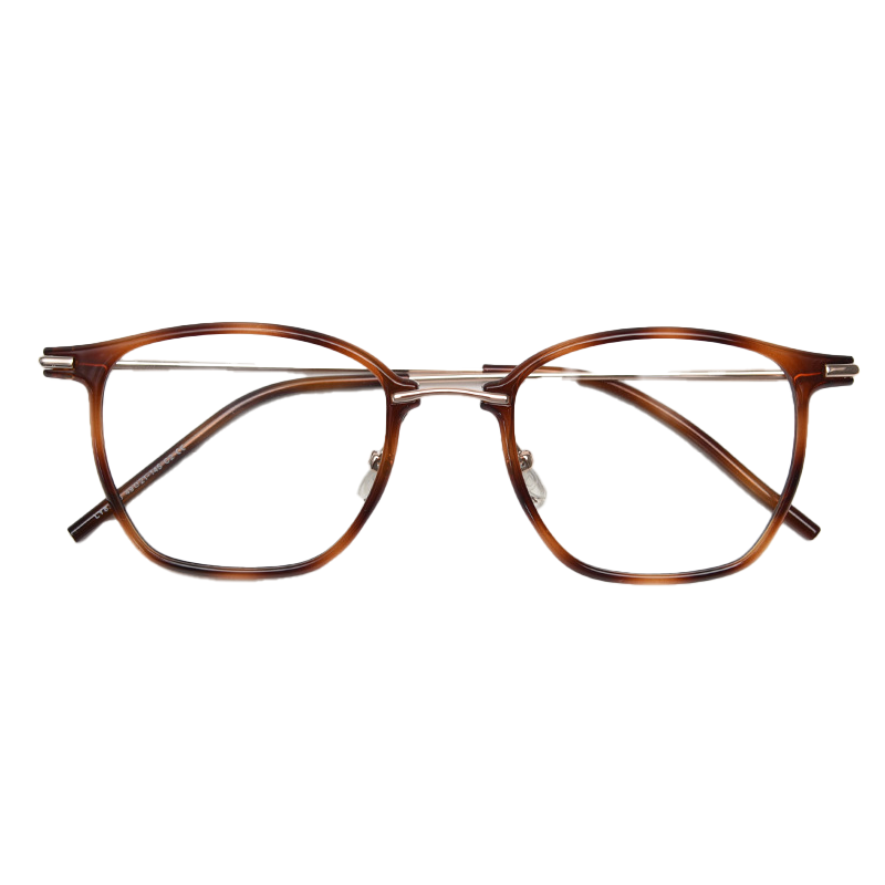 Etymology Square Full-Rim Eyeglasses: Stylish & Functional in Multiple Colors - Ideal for Vision Correction & Fashion