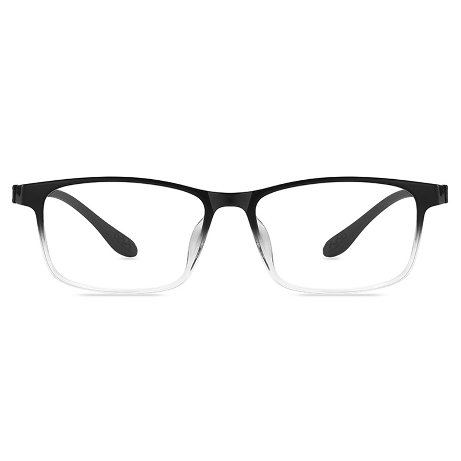 Nova Rectangle Full - Rim Eyeglasses: Stylish, Comfortable & Durable in Multiple Colors (Black Purple, Black Red, etc.)