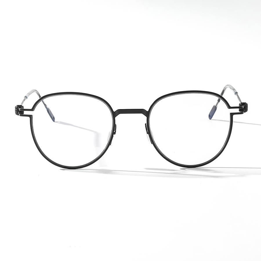 Vogue Round Full - Rim Eyeglasses: Lightweight, Stylish & Functional in Black, Gold, Gray, Silver
