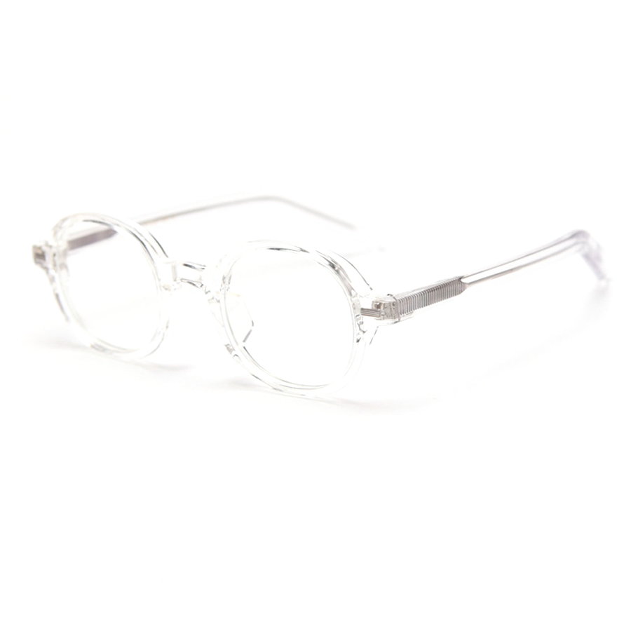 Gable Oval Full - Rim Eyeglasses in Bright Black, Gray, Tortoise, and White - Anti - Blue Light & Stylish for All Occasions