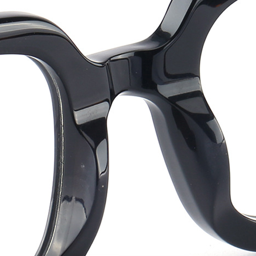 Briggs Square Full Rim Eyeglasses - High - Quality Acetate Frames in Black, Black Tortoiseshell, Grey, and Tortoiseshell Colors