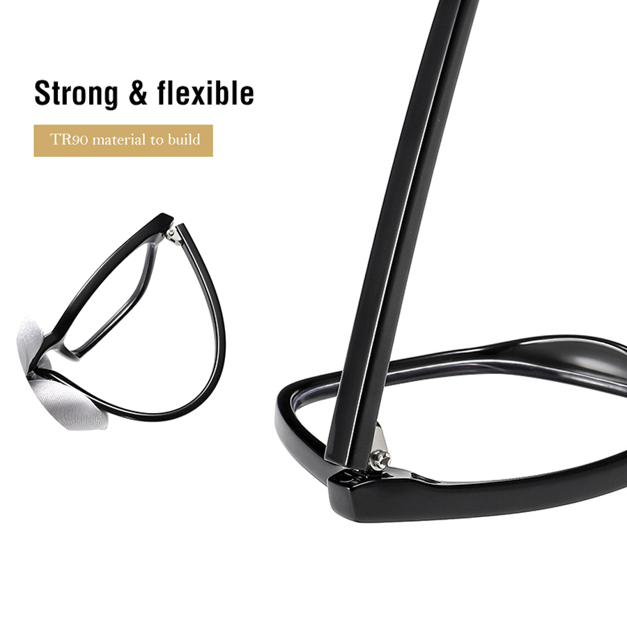 Vision Square Full - Rim Anti - Blue Light Eyeglasses for Men and Women in Multiple Colors and Modern Designs