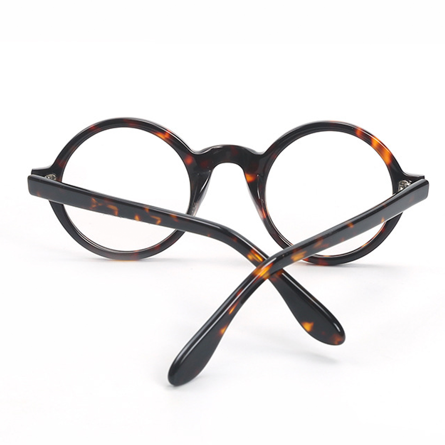 Vivid Round Full - Rim Eyeglasses in Black and Tortoise - Ideal for Vision and Fashion