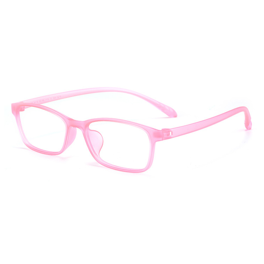 Shea Rectangle Full - Rim Eyeglasses: Multiple Colors (Matte Black, Pink, Purple, Red, Transparent) for Vision Correction & Fashion