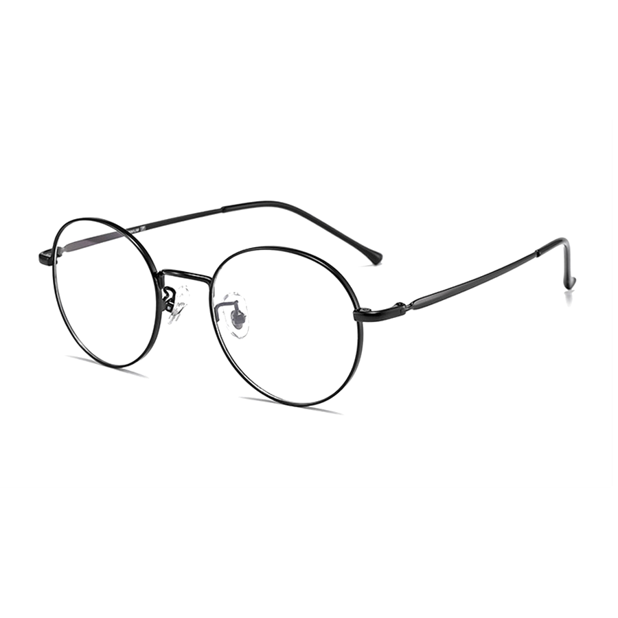Seattle Round Full - Rim Eyeglasses: Stylish and Functional in Black, Rose Gold, Silver - Ideal for Vision and Fashion