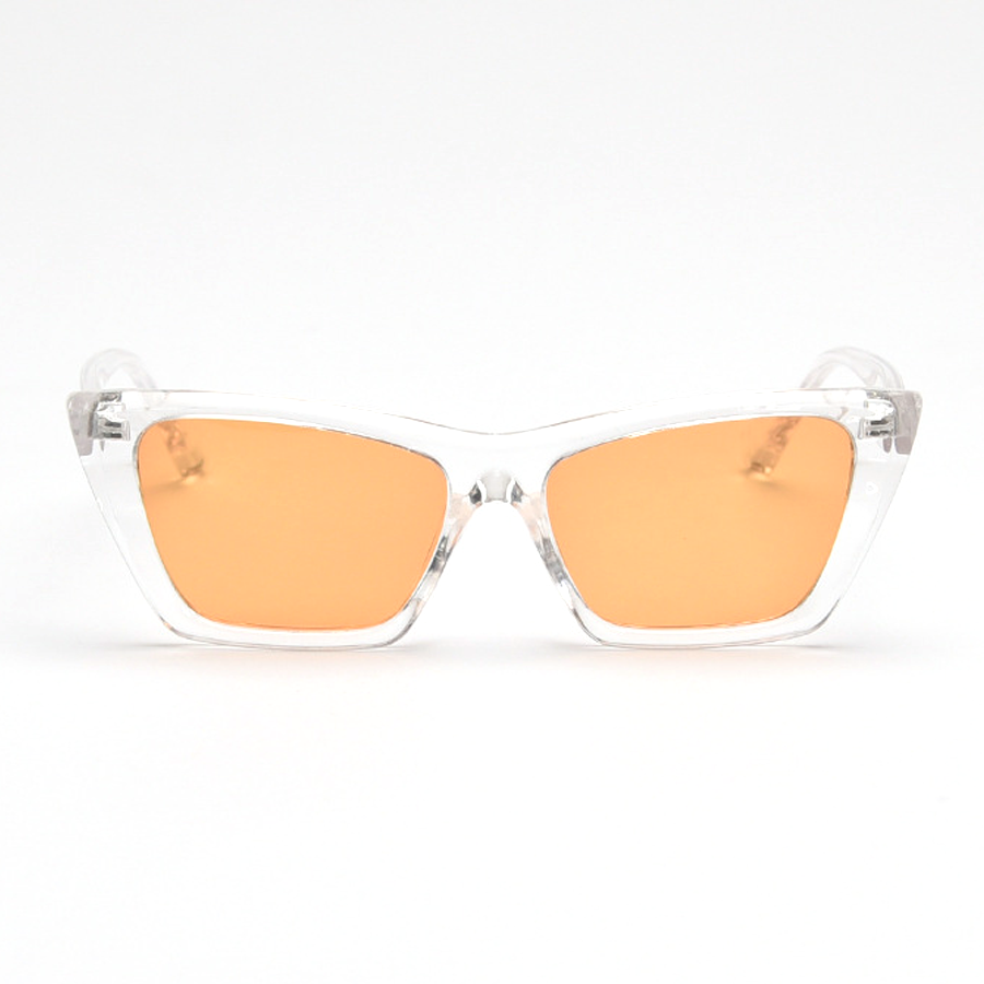 Jolie Geometric Full - Rim Cat - Eye Sunglasses: Fashionable & Functional with Multiple Color Options