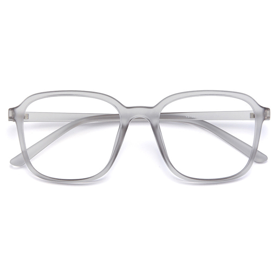 Atami Square Full - Rim Eyeglasses: Unisex, Lightweight Plastic Frames in Multiple Colors for Fashion & Function