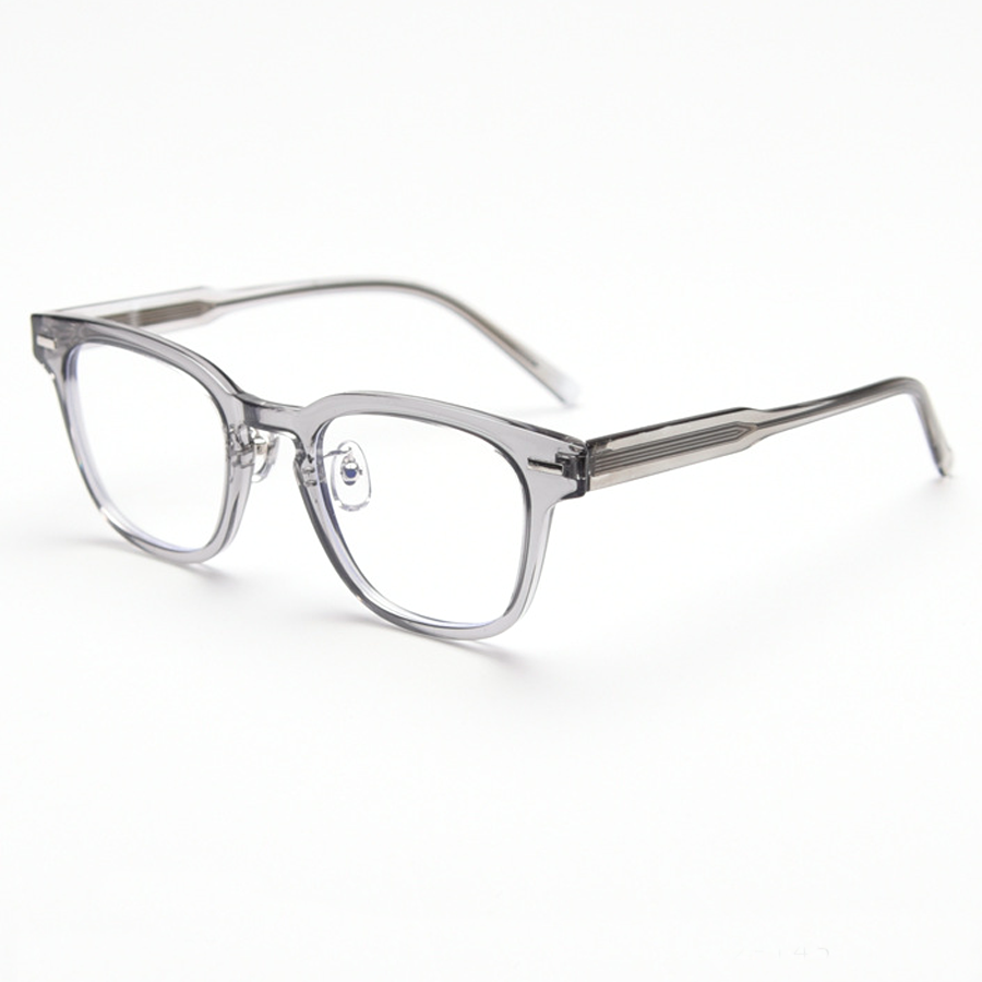 Alba Square Full-Rim Eyeglasses - Anti-Blue Light, Multiple Colors, Ideal for Daily Use and Fashion
