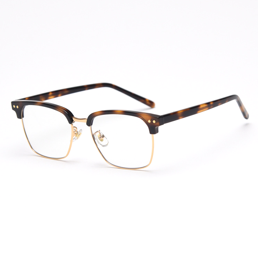 Pierce Browline Full - Rim Eyeglasses: Unisex Frames in Multiple Colors - Blend of Style & Function
