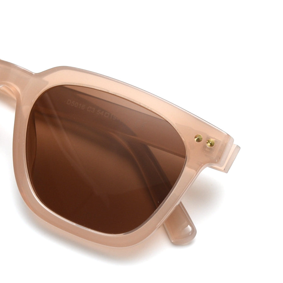 Sergi Square Full - Rim Polarized Sunglasses: Stylish, UV - Protected with Black, Brown, Light Brown Frames