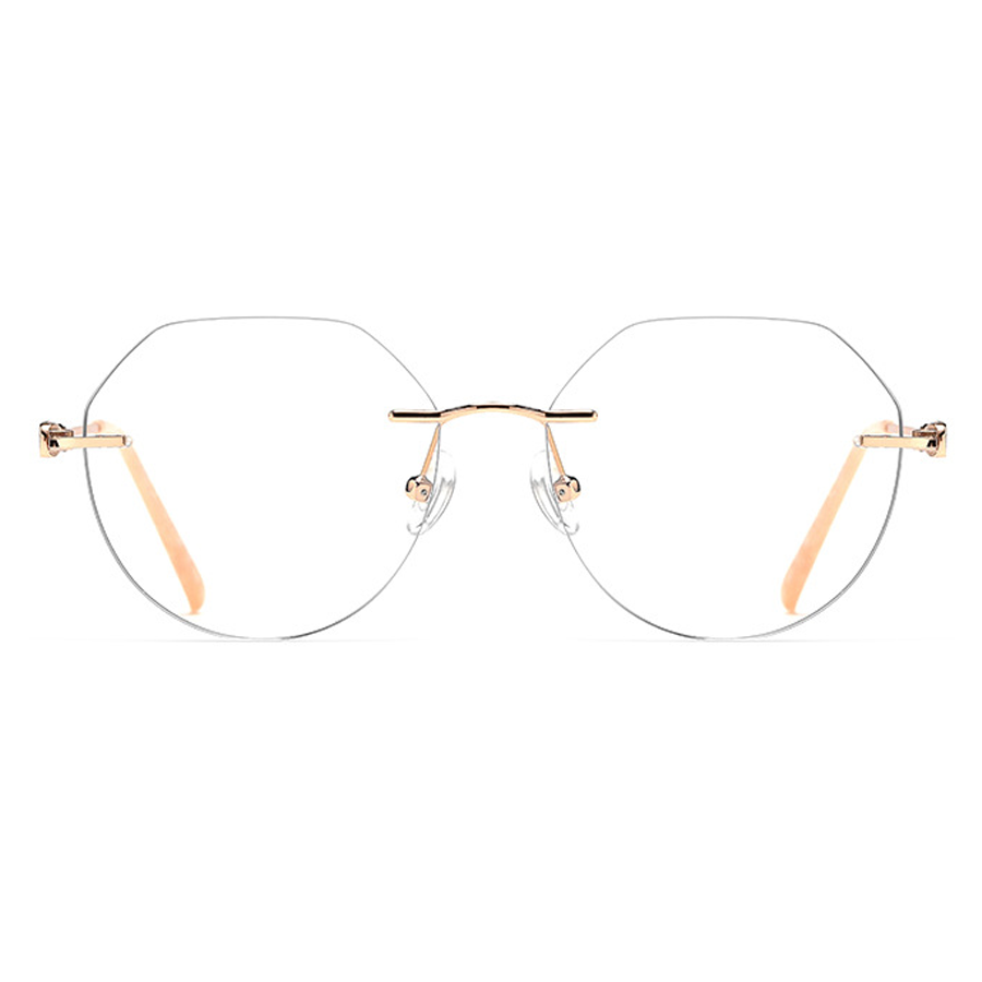 Premium Rimless Geometric Eyeglasses
