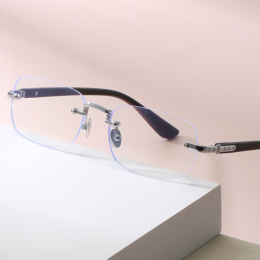 Modern Rimless Eyeglasses